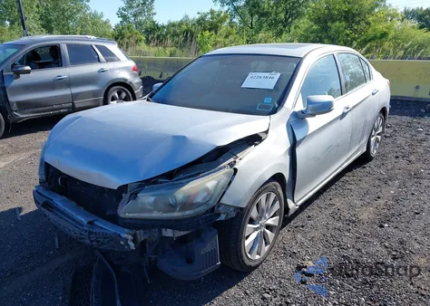 2014 Honda Accord Ex-L V-6 из США, поврежденный, VIN 1HGCR3F87EA010853